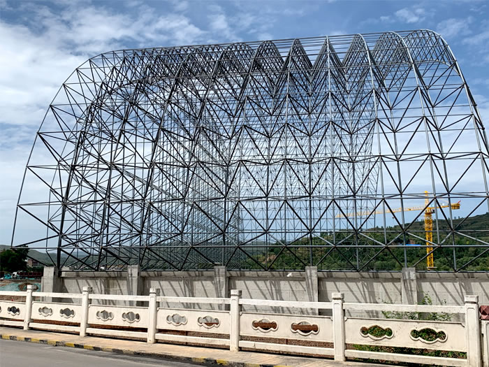 岳阳山寨矿储煤棚网架